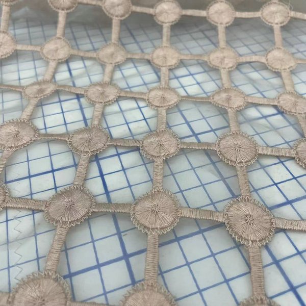 Customized embroidered fabric