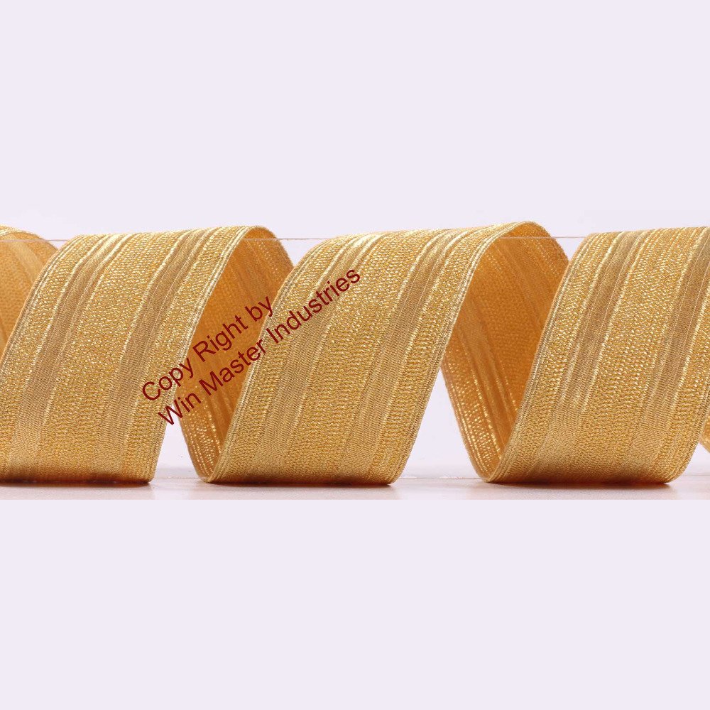 Bullion wire braids ribbon lace fabric full lace wig braids Gold braids for Ceremonial Officers Uniforms