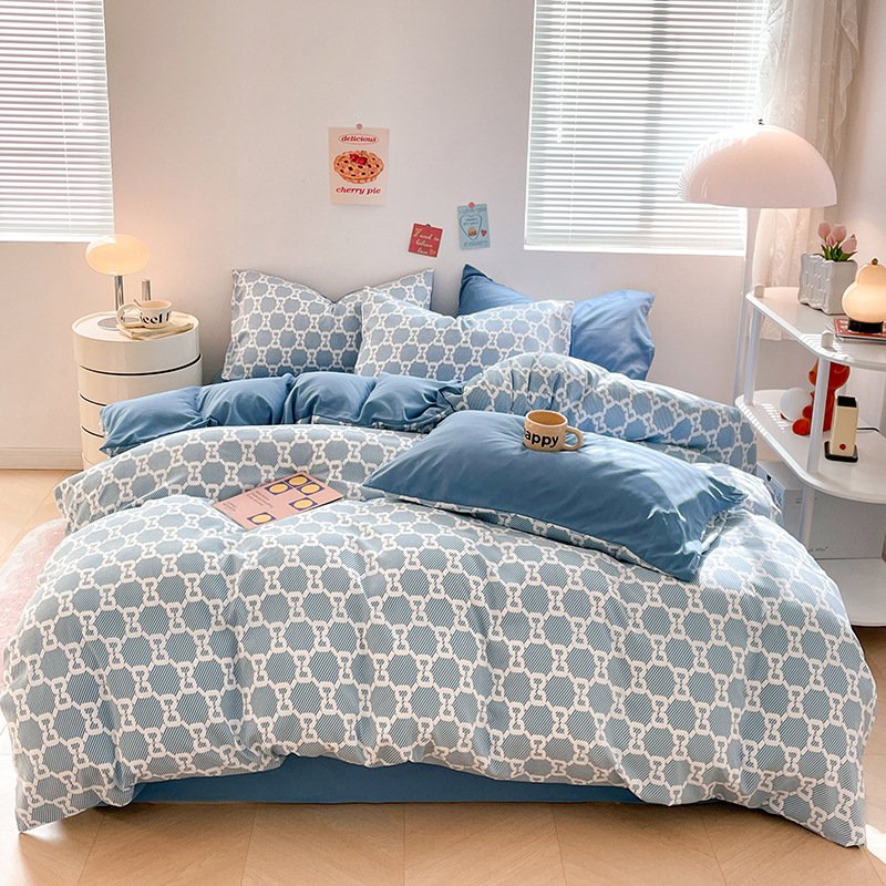 custom with logo for patchwork quilt set microfiber bedding set comfort set bedding