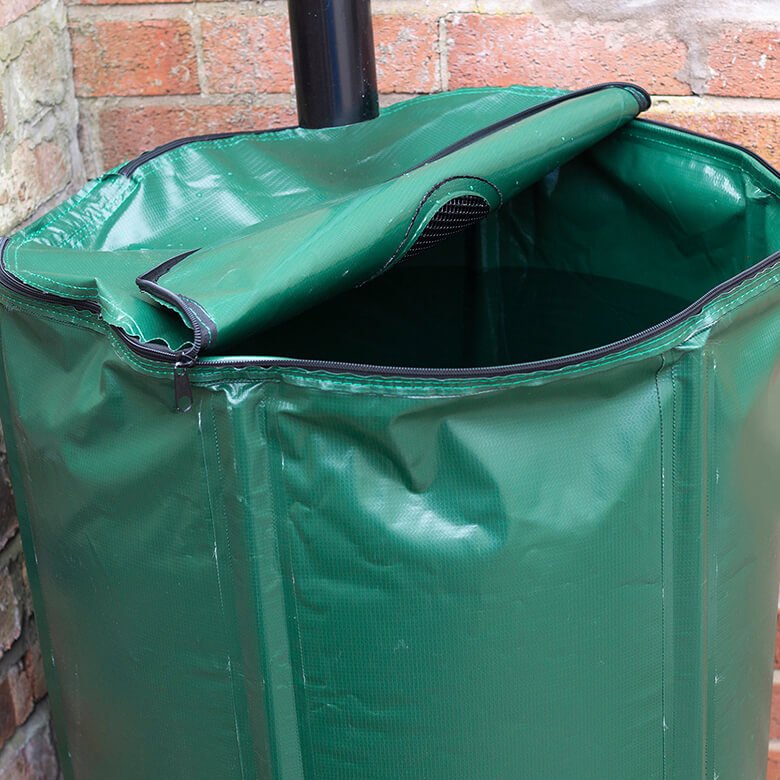 50 Gallon Portable Water Storage Tank Garden Water Catcher PVC Collapsible Rain Barrel Water Collector System