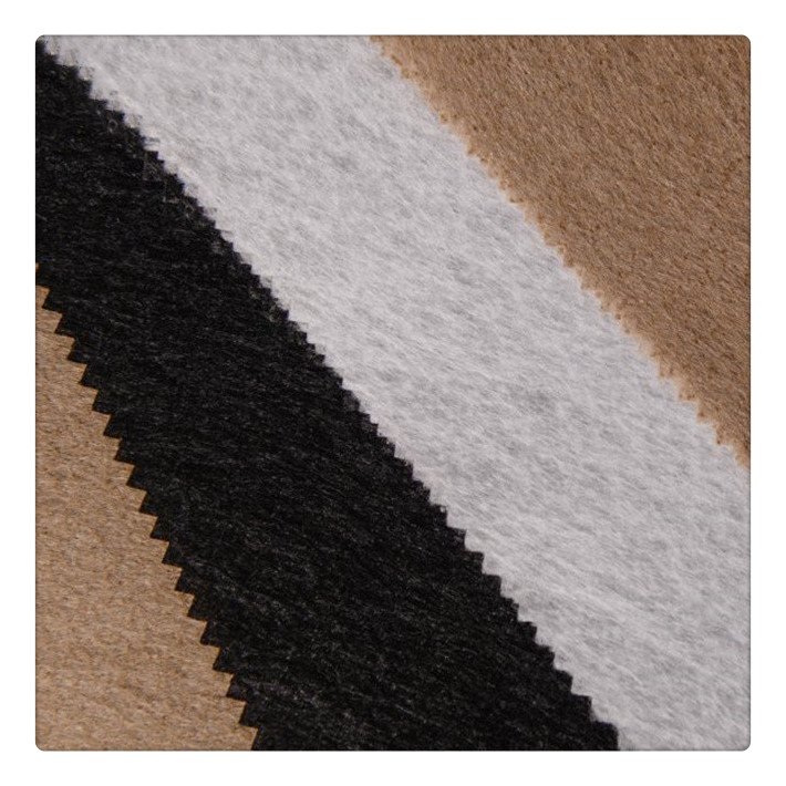 China Customized Eco-friendly Felt Fabric Padding Thermal Bonded Polyester Wadding car felt