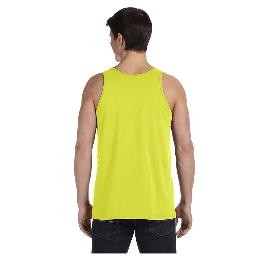 New design men's tank top solid color 100% cotton single jersey sleeve less round neck men's tank top from Bangladesh best price