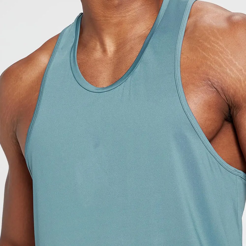 Wholesale Hot Sale Cotton Men's Tank Tops For Summer Custom Logo Gym Fitness Workout Singlet Muscle Bodybuilding Men Tank Top
