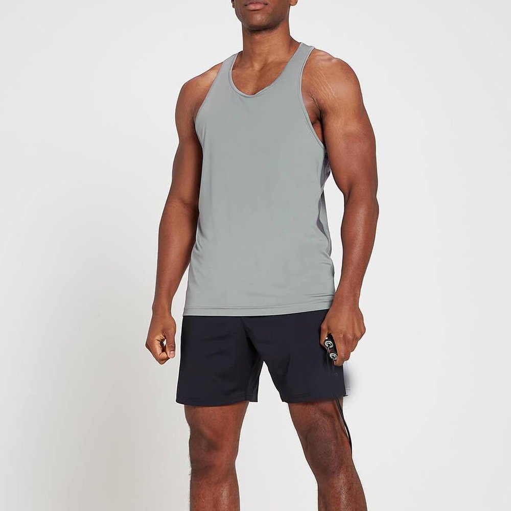 Wholesale Hot Sale Cotton Men's Tank Tops For Summer Custom Logo Gym Fitness Workout Singlet Muscle Bodybuilding Men Tank Top