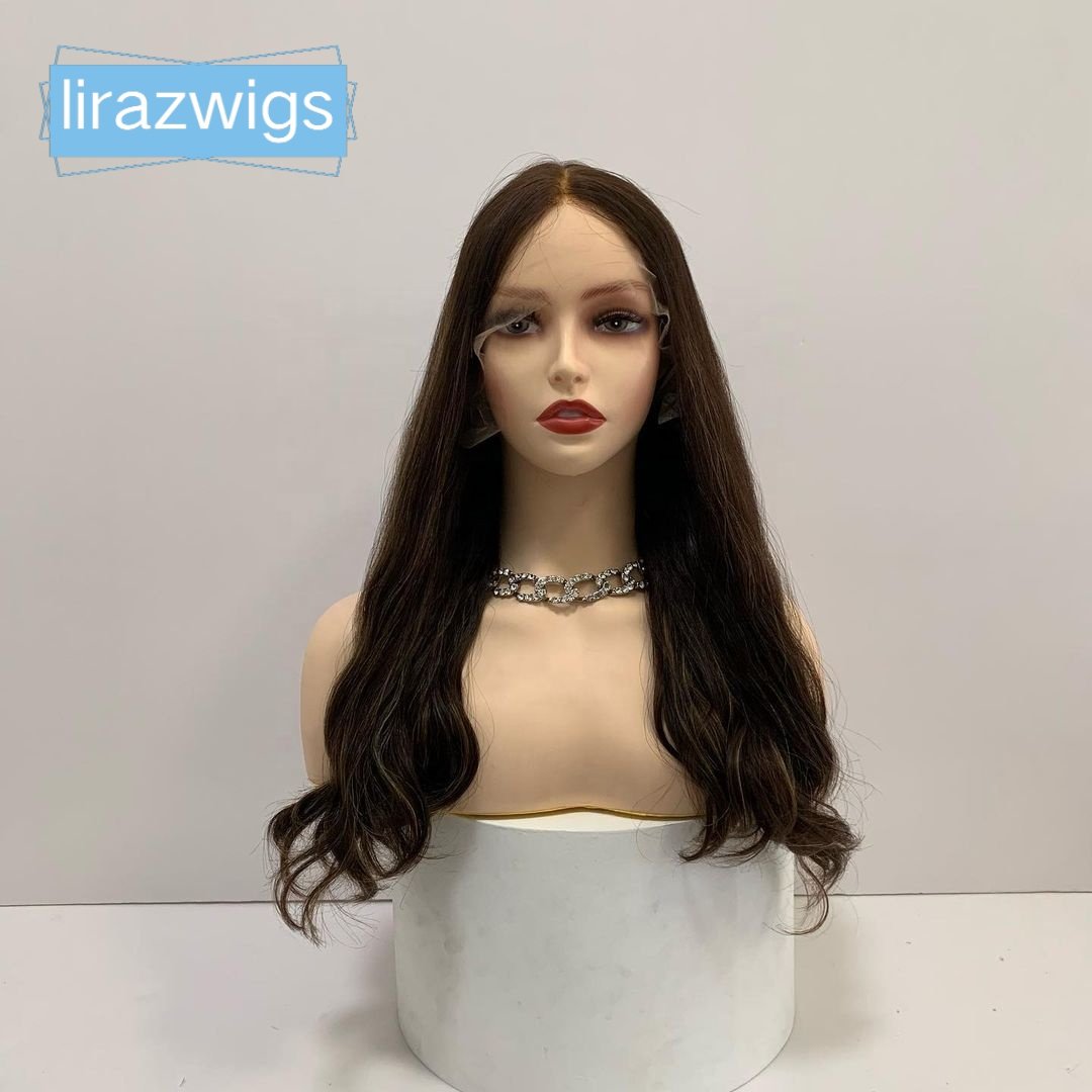 Factory Direct Supply Russian Virgin Hair Kosher Sheitel Jewish Wig Silk Top Full Lace Front Wigs Multidirectional With Wave