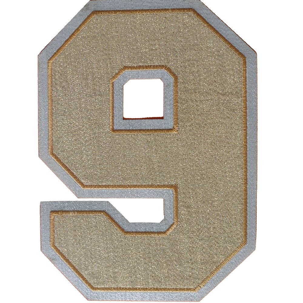 Rolls Hotmelt Adhesive Backing Embroidery Applique Metallic Twill Glitter Twill Greek Twill for Sports Jersey