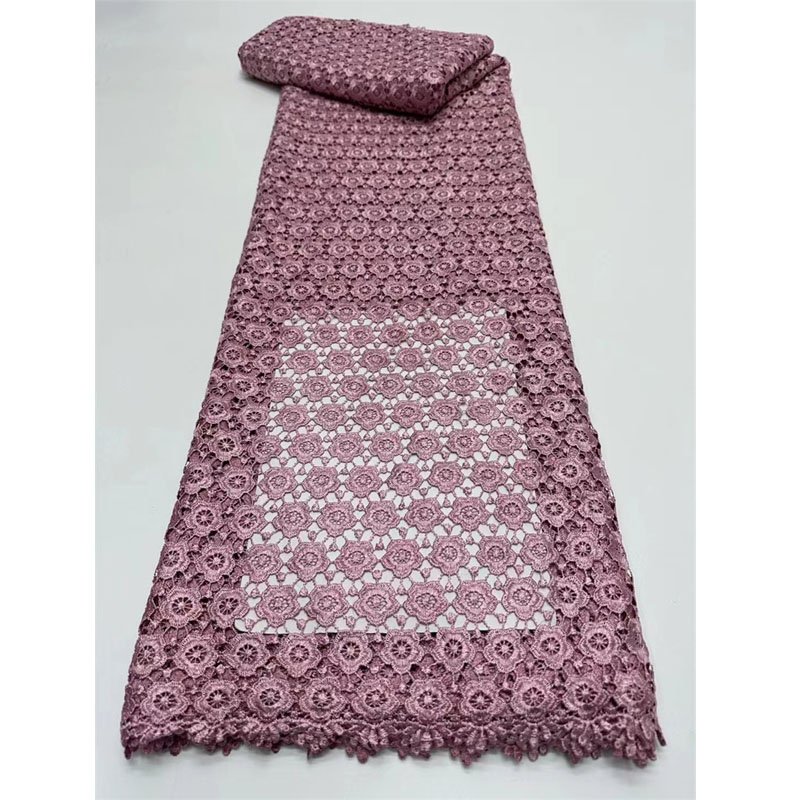 New high quality cord lace fabric guipure lace fabric wholesale guipure embroidery lace fabric