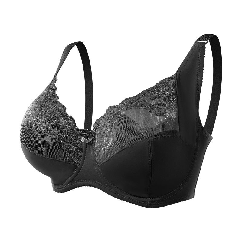 New Comfortable Breathable G-Cup Plus Lace Bra Thin Sexy Breast Big Size Ladies Underwear