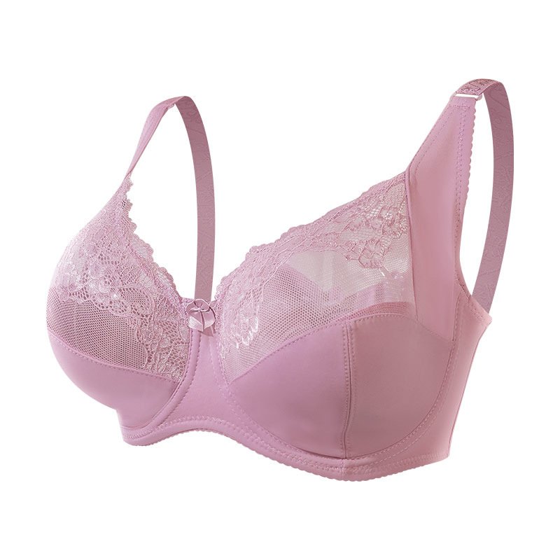 New Comfortable Breathable G-Cup Plus Lace Bra Thin Sexy Breast Big Size Ladies Underwear