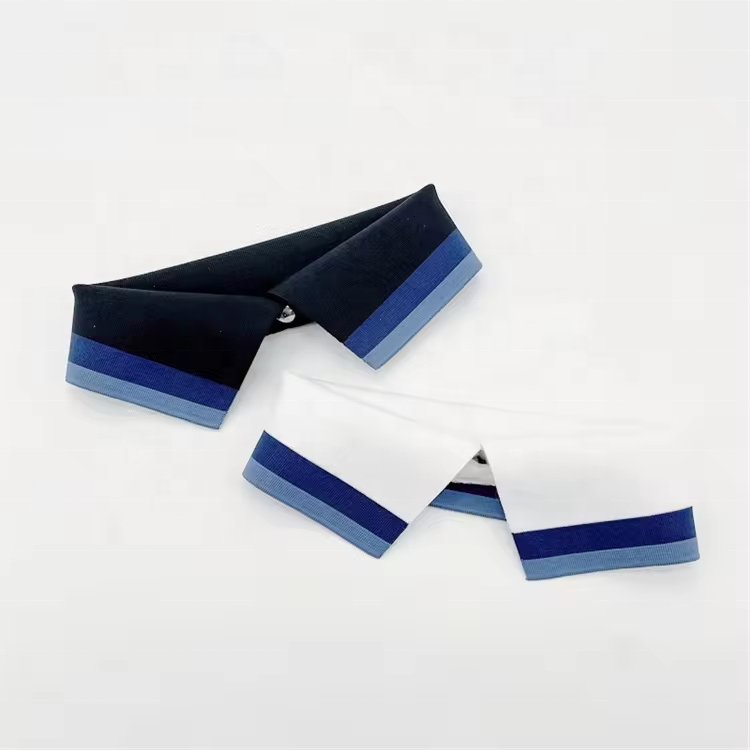 Factory price polyester anti-shrinkage skin-friendly rib knit collar trim