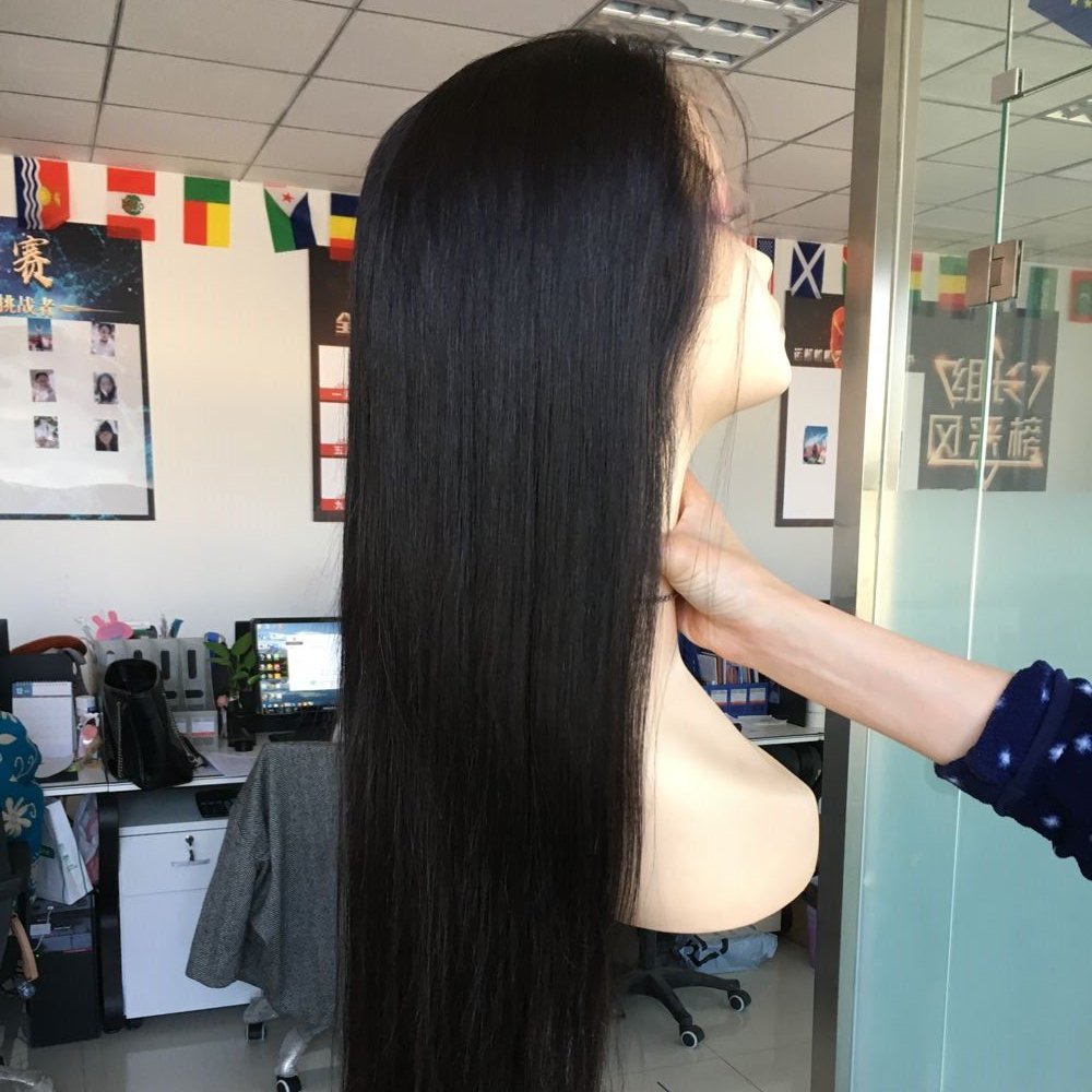Human Hair Wig Unprocessed Lace Frontal 10A Deep Wave Wigs Transparent New Brazilian Swiss Lace Frontal 13*6 Long Remy Hair 8-30