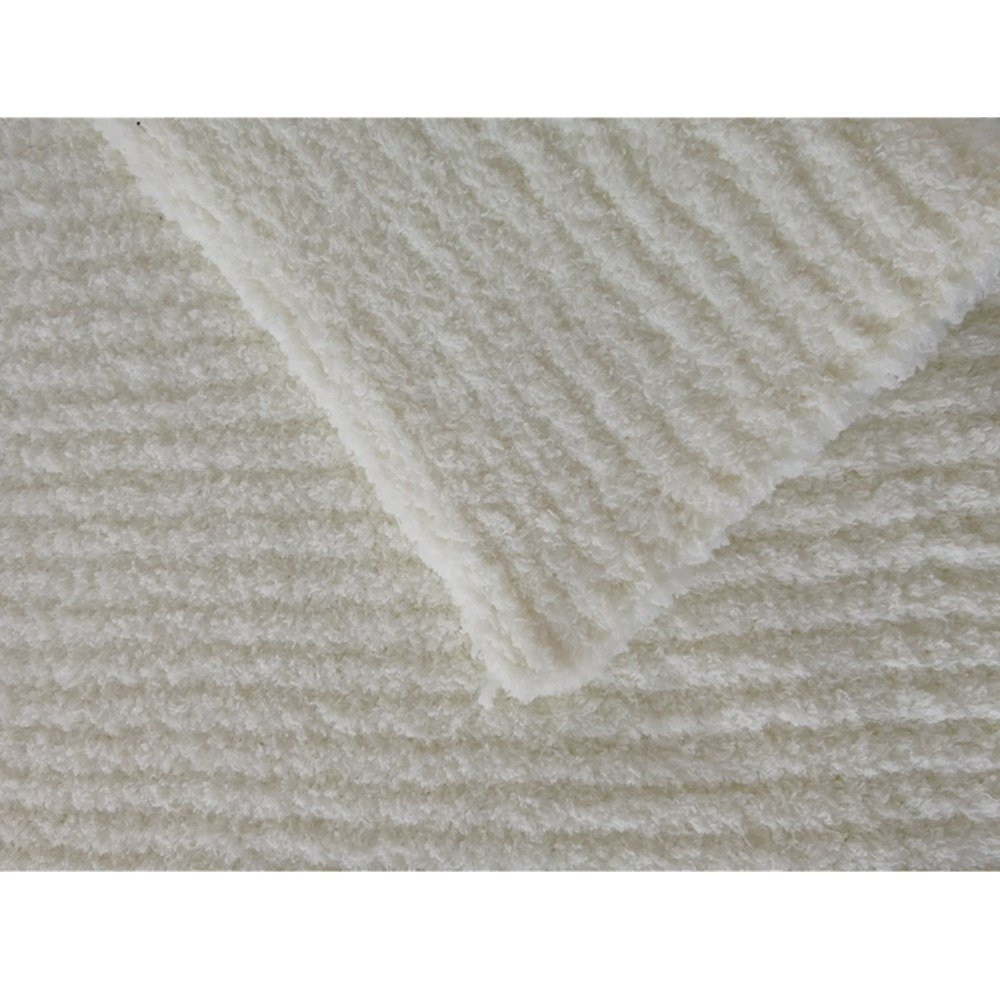 Magic Green Super Soft Fluffy Zero Defect Anti-Uv Rayon Micro Feather Yarn Cozy Baby Knit Bamboo Robe Throw Winter Blanket
