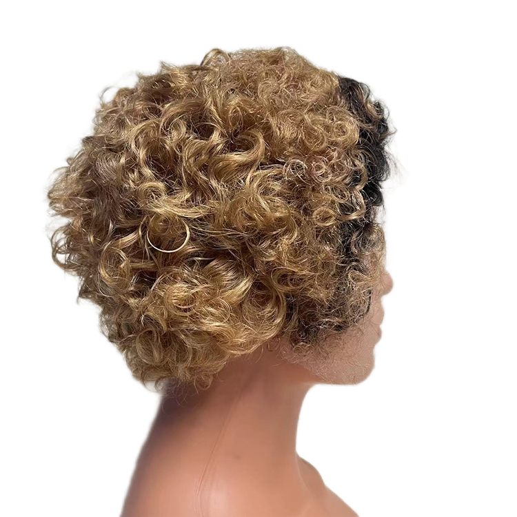 Manufacturers Hot Selling Custom Curly Wigs Virgin Hair Lace Front Wig Real Hair Set