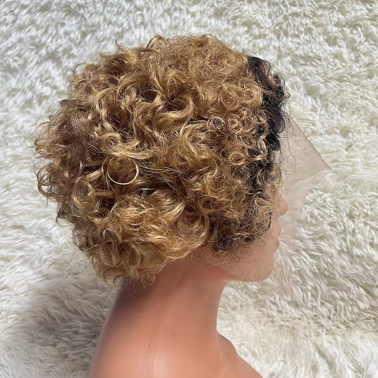 Manufacturers Hot Selling Custom Curly Wigs Virgin Hair Lace Front Wig Real Hair Set