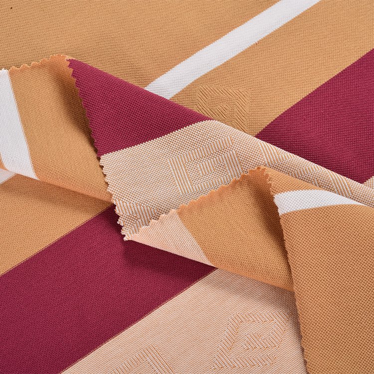 Shirting Ribbed 95% Cotton and 5% Spandex Knit Yarn Dyed Men'S Twill Fabric