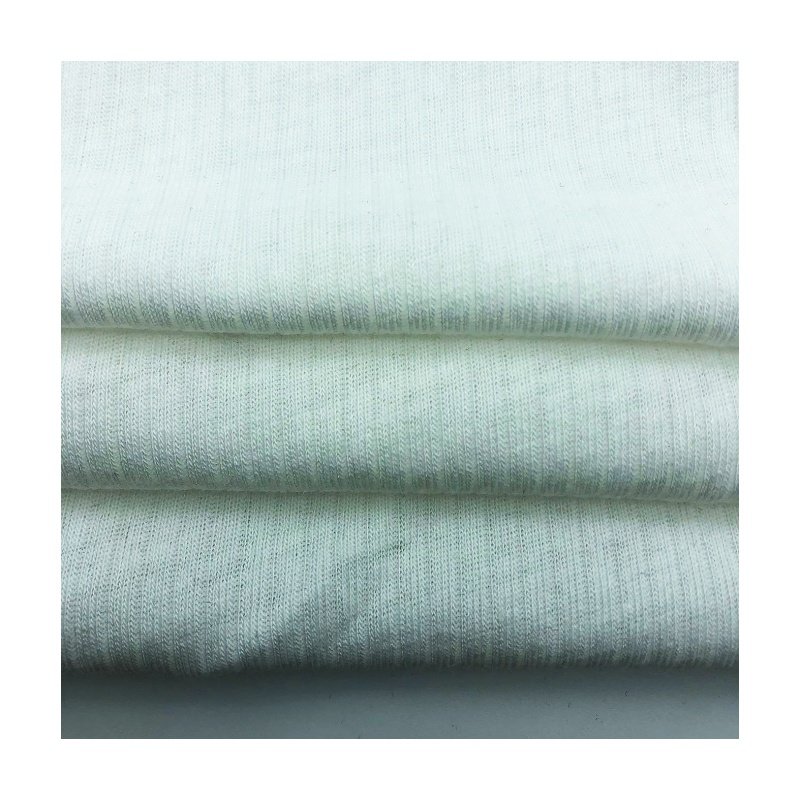 Hot-selling soft and breathable 180gsm 85%Polyester 15%Rayon TR dyed rib double faced knitted ponte roma fabric for T-shirt vest