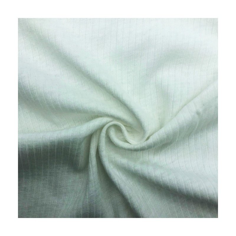 Hot-selling soft and breathable 180gsm 85%Polyester 15%Rayon TR dyed rib double faced knitted ponte roma fabric for T-shirt vest