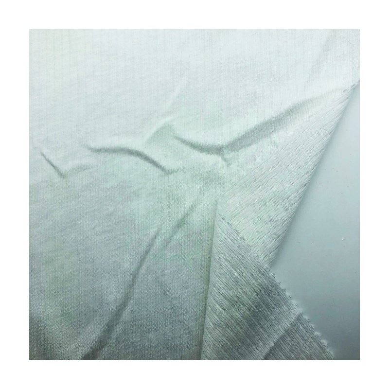 Hot-selling soft and breathable 180gsm 85%Polyester 15%Rayon TR dyed rib double faced knitted ponte roma fabric for T-shirt vest
