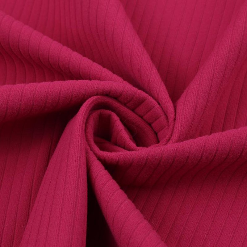 Hot Selling Custom Sun Protection Breathable Ribbed 75% Nylon 25% Spandex Soft Fabric For Underwear Clothing