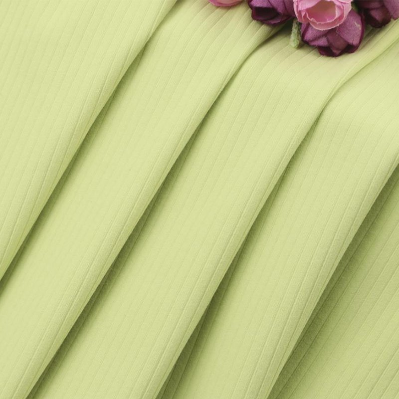 Hot Selling Custom Sun Protection Breathable Ribbed 75% Nylon 25% Spandex Soft Fabric For Underwear Clothing