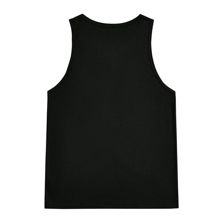 custom logo gym workout quick dry elastin ribbed fleece 100% cotton blank solid regular knit basic undershirts tank top