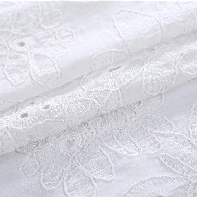 Embroidery French Swiss Voile Lace High Quality African Lace Fabric Nigeria 100% Cotton Lace For Wedding Party Dress 1963