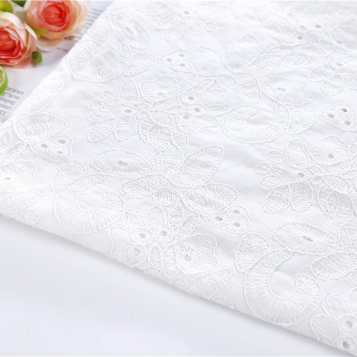 Embroidery French Swiss Voile Lace High Quality African Lace Fabric Nigeria 100% Cotton Lace For Wedding Party Dress 1963