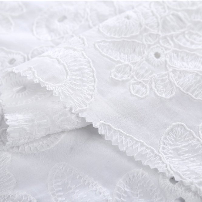 Embroidery French Swiss Voile Lace High Quality African Lace Fabric Nigeria 100% Cotton Lace For Wedding Party Dress 1963