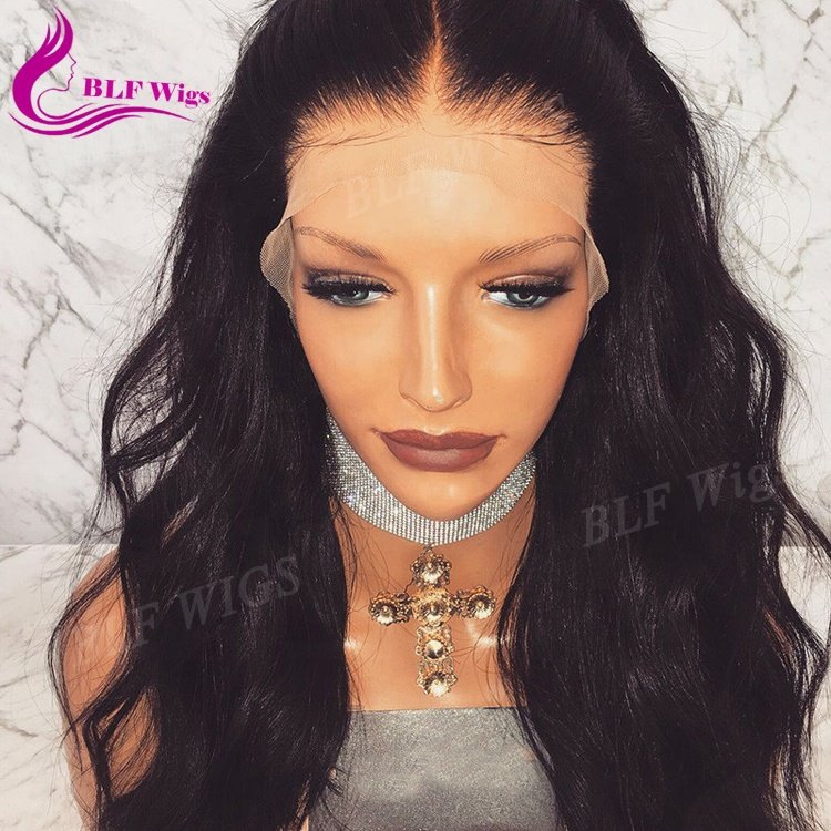 34 Inch HD Lace Wig Body Wave Brazilian Human Remy Hair Deep Part 13x6 Lace Frontal Wig Natural Hairline
