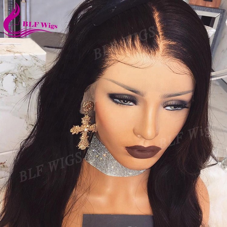 34 Inch HD Lace Wig Body Wave Brazilian Human Remy Hair Deep Part 13x6 Lace Frontal Wig Natural Hairline
