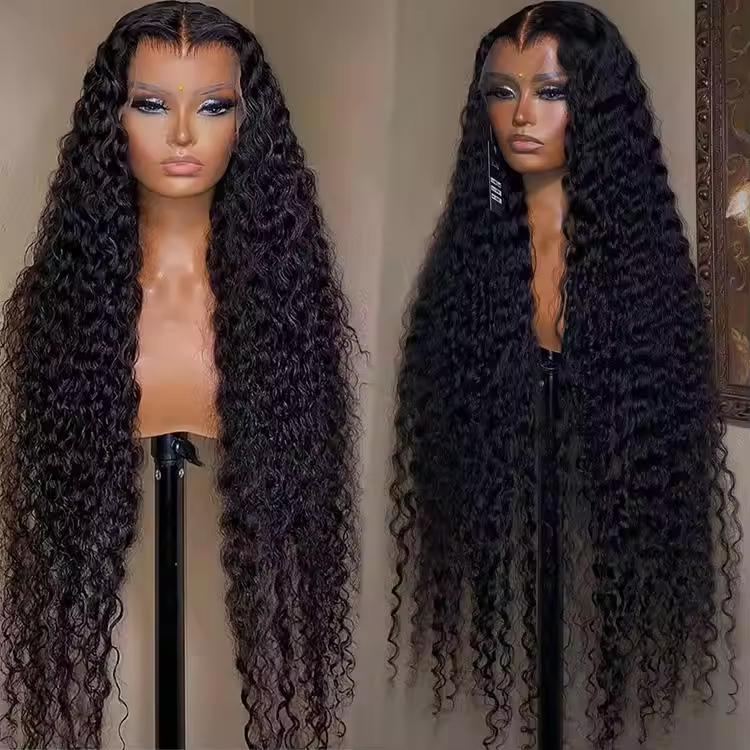 Top Grade Virgin Brazilian Hair lace front wig Wholesale Kinky Curly Human Hair HD Lace Frontal Wigs
