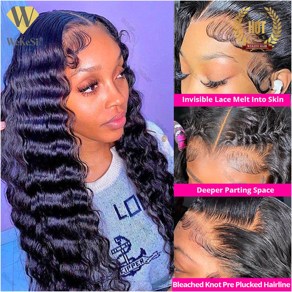 Brazilian 100% Human Hair Vendors Body Wave Lace front Wigs,30 40Inch Natural Swiss HD Transparent Lace Frontal Wig
