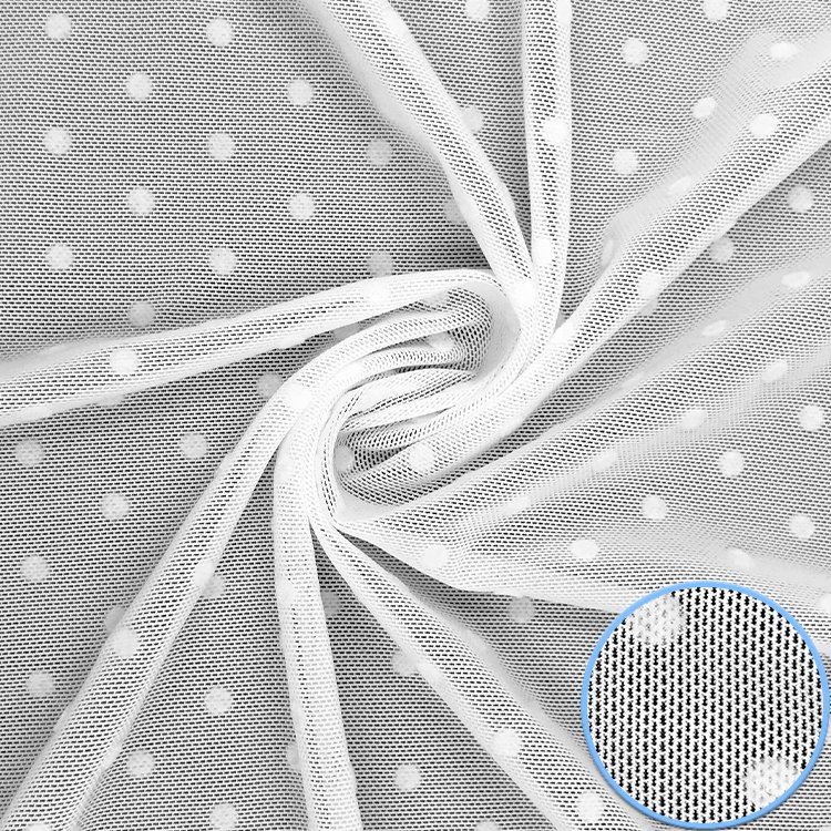 Wholesale Gown Lace Soft Tulle Roll For Party Decoration Mesh Wedding Dress Sequin Net Embroidery Fabric