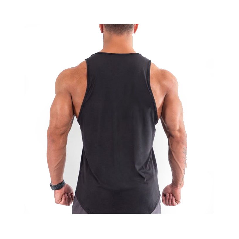 custom size logo 100% cotton man workout polyester summer breathable print tank tops fitness zipper men's ribbed tank top