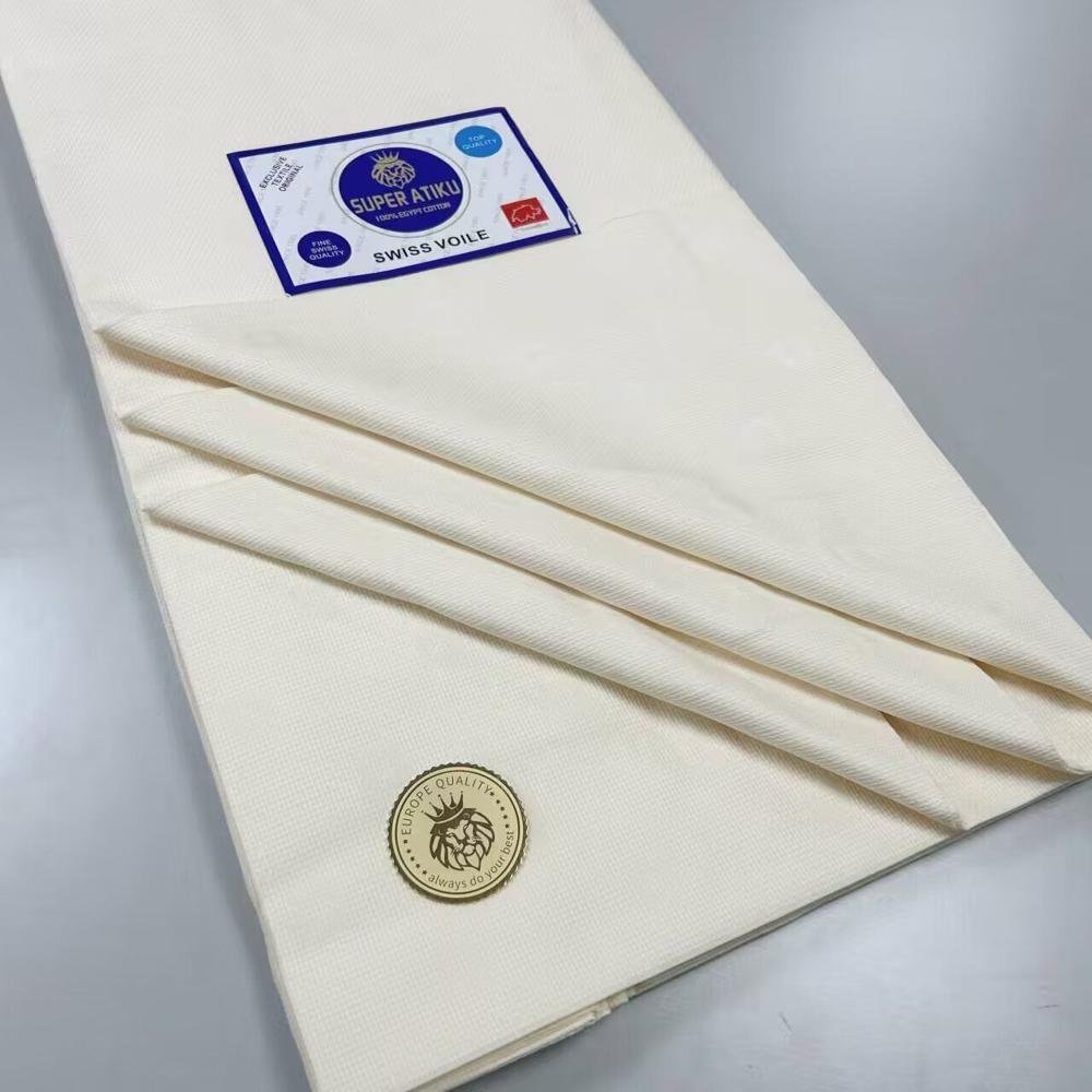 HFX African Cotton Lace Fabric Swiss Voile 2024 Nigerian Lace Fabric High Quality Embroidery For Diy Dress Sewing