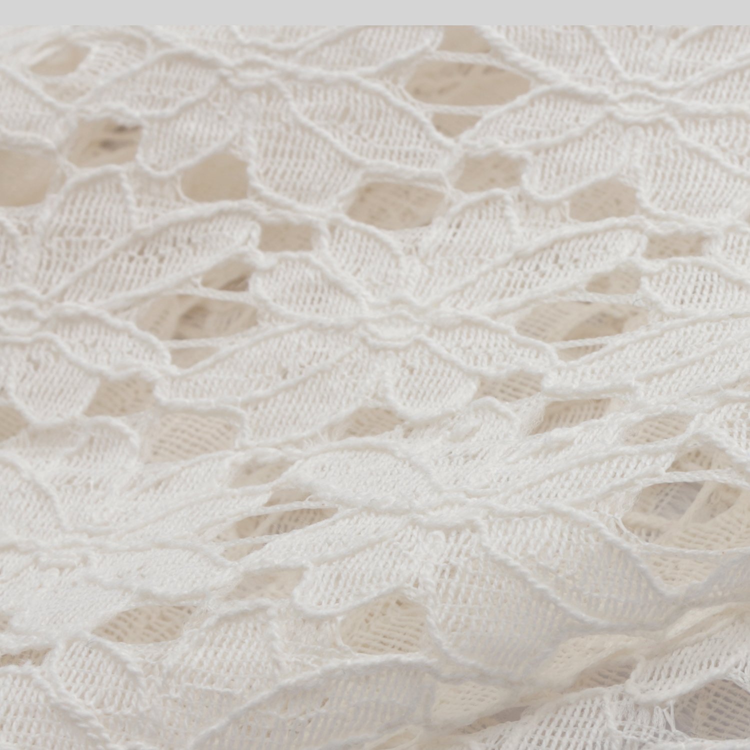 New High Quality Embroidered Nylon White Flower Tulle Lace Fabric For Wedding Gown