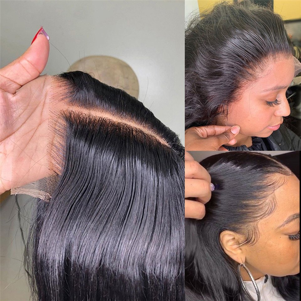 Cheap 13x4 13x6 360 HD Transparent Lace Frontal Closure YESWIGS Virgin Human Hair Closure and Frontal 4X4 5X5 HD Lace Closure