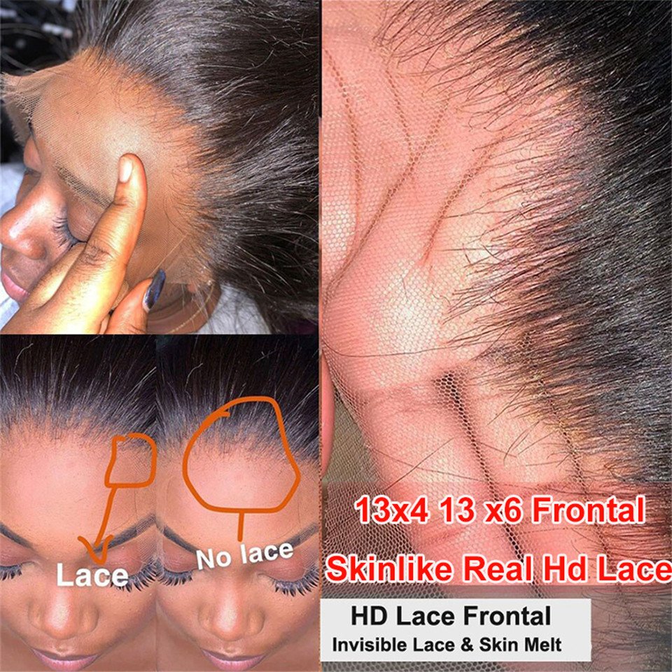 Cheap 13x4 13x6 360 HD Transparent Lace Frontal Closure YESWIGS Virgin Human Hair Closure and Frontal 4X4 5X5 HD Lace Closure