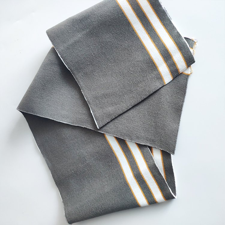 ODM high quality Eco-friendly Striped Rib Collar And Cuff for fashion business men's clothing