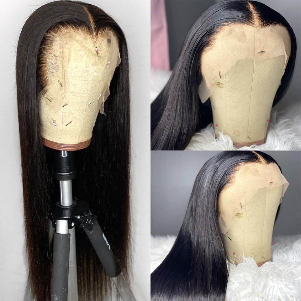 Wholesale Bone Straight Human Hair Hd Full Lace Wigs For Black Women HD Lace Frontal Wigs Vendor Raw Indian Hair Lace Front Wigs