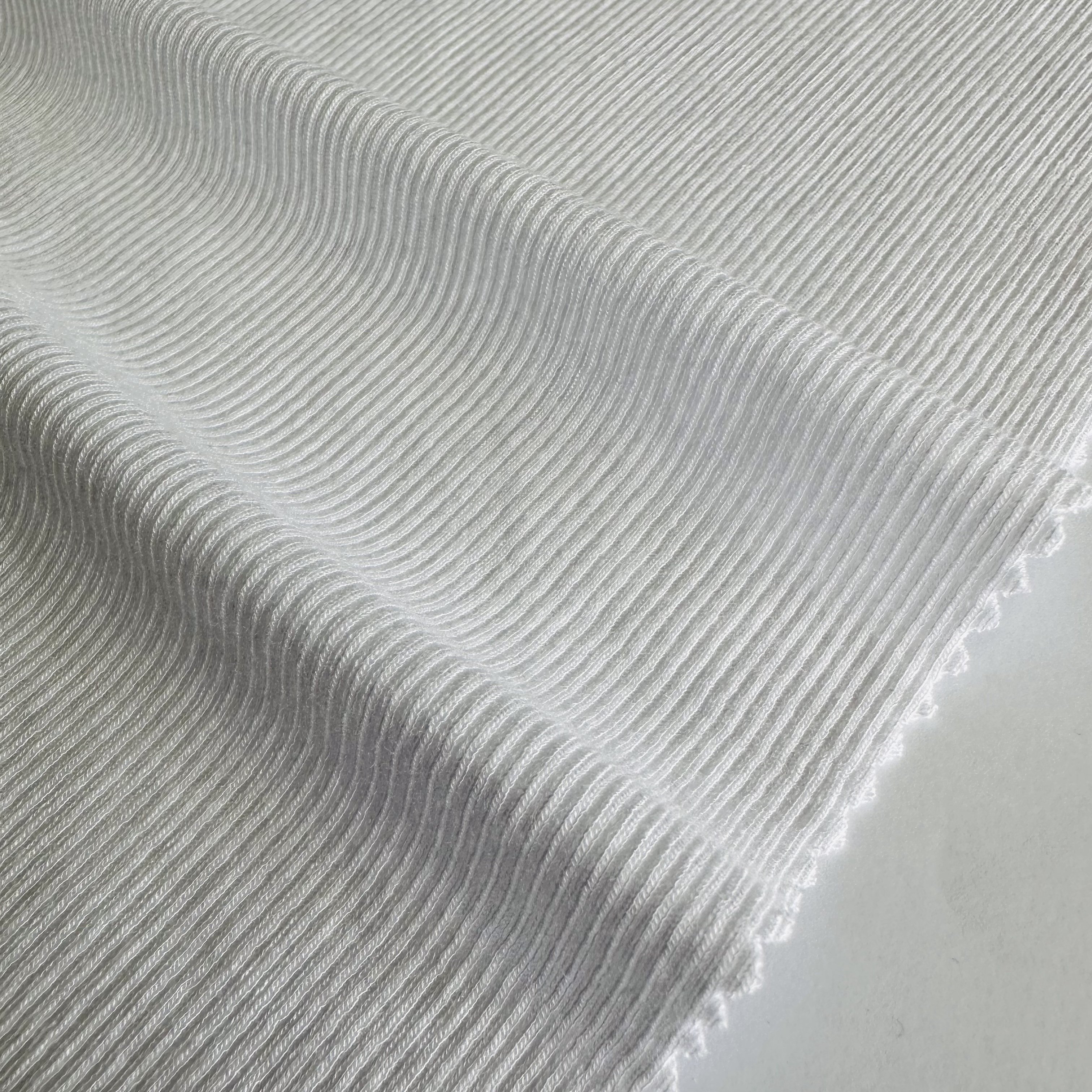 Hot sale 270GSM 95 rayon 5 spandex knitting rib fabric thick 2*2 viscose ribbed fabric for winter cardigan and neckline