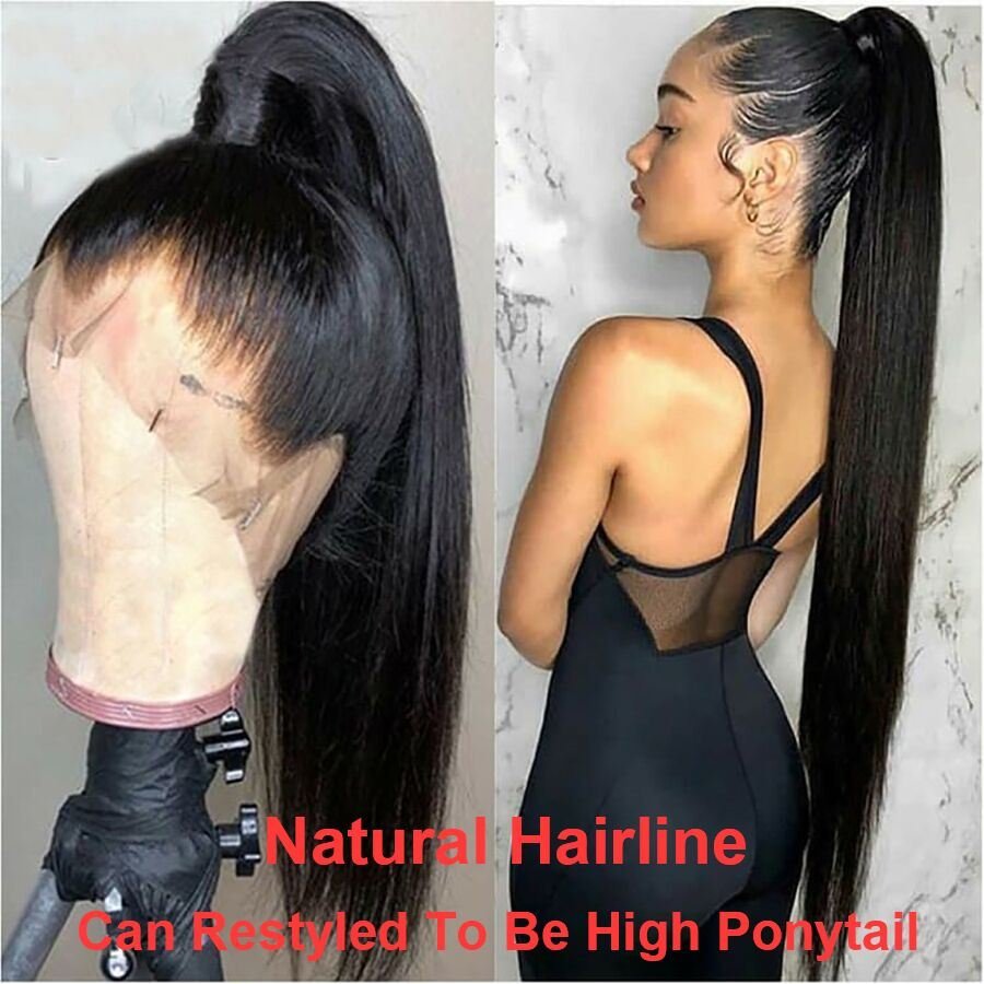 Brazilian Human Hair Wigs 13x6 Human Hair HD Lace Front Ali Grace Wigs 360 HD Lace Wig