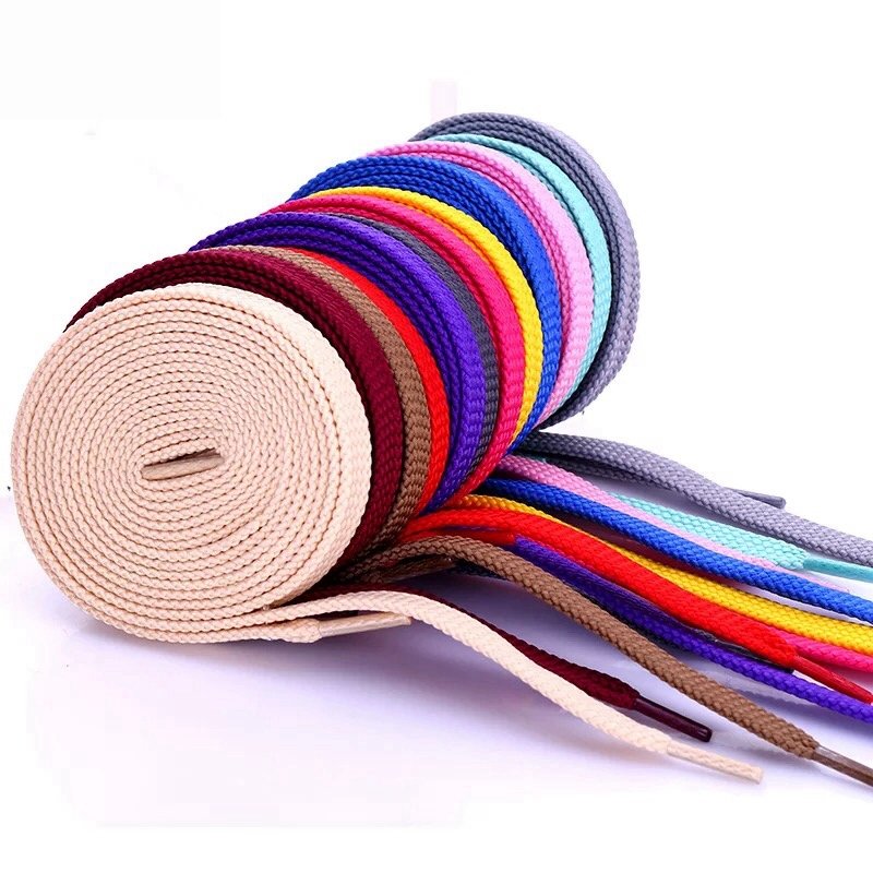 1Pair Waxed Flat Shoelaces Leather Waterproof Casual Shoes Laces Unisex Boots Shoelace