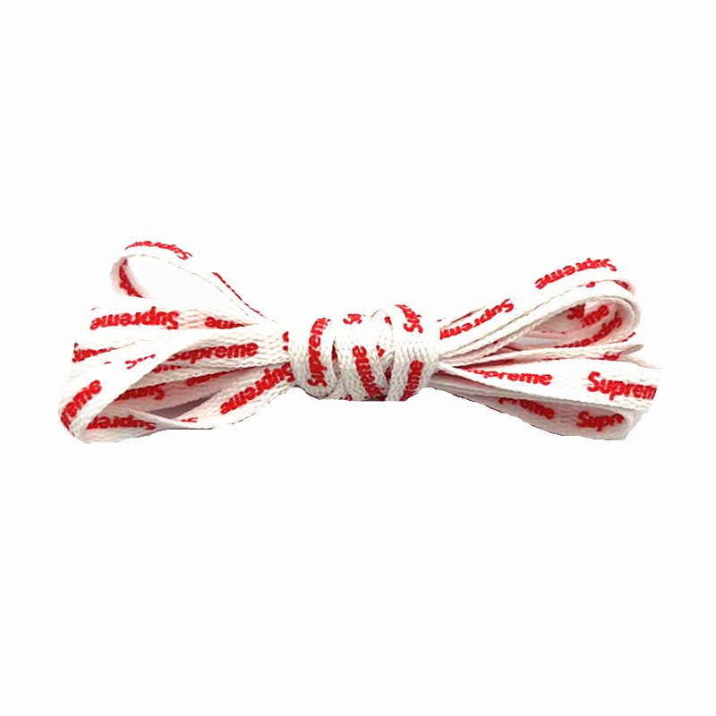 Yrunfeety High Quality 90-160CM Printed Shoelaces Both Sides Flat Print Shoe Laces 4 Colors Printing Shoelaces for AF1 Sneakers