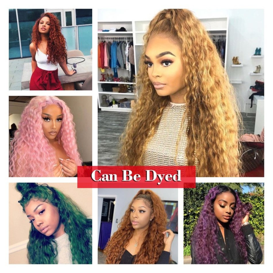 100% Virgin Human Hair Deep Kinky Curly 40 Inch Glueless Braided Raw Indian Hair Full Hd 360 Lace Frontal Human Hair Wigs