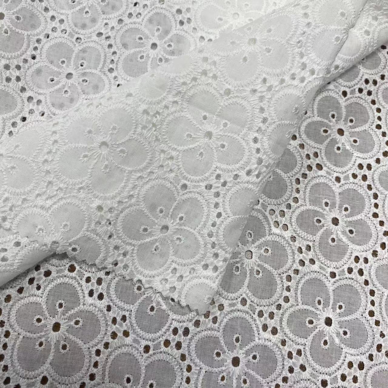 100%Cotton embroidery fabric,embroidery custom fabric printing cotton,Can be made clothing fabrics,Multi-color custom,wholesale