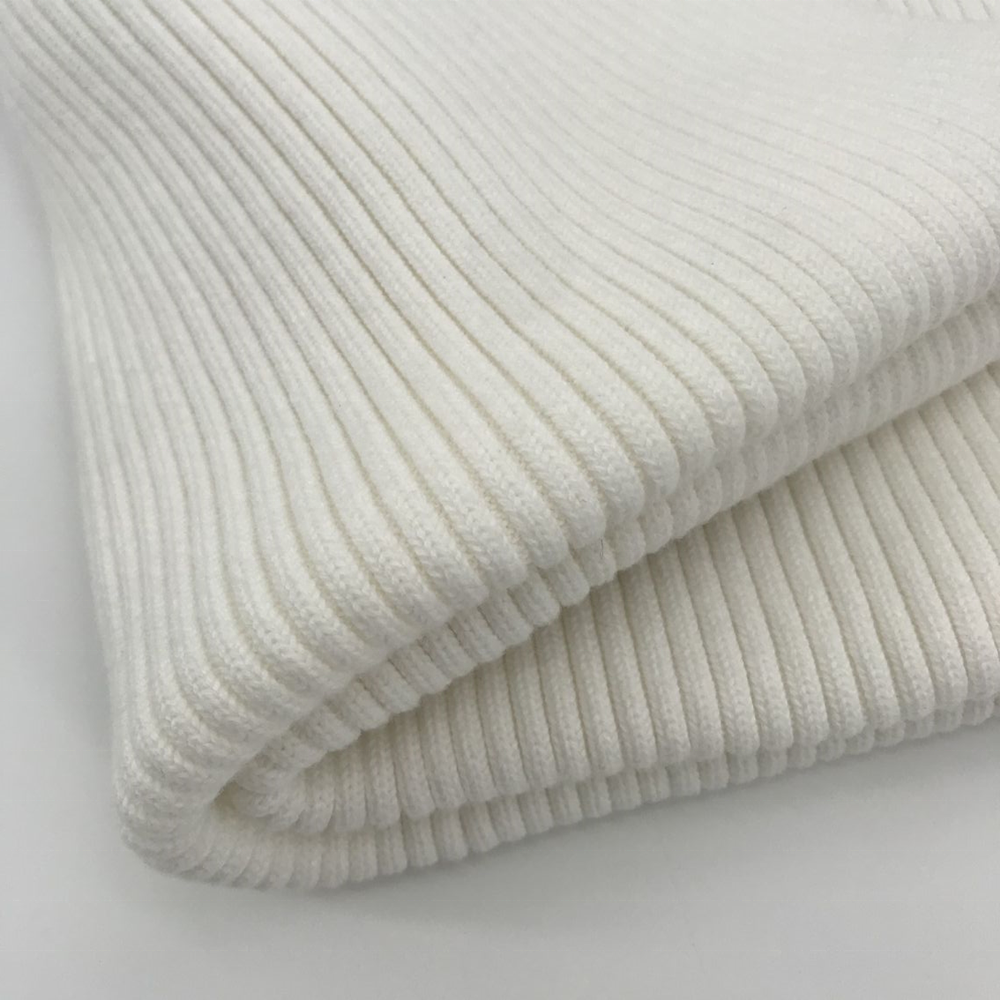 knit rib cuff fabric rib for winter garments thick heavyweight.