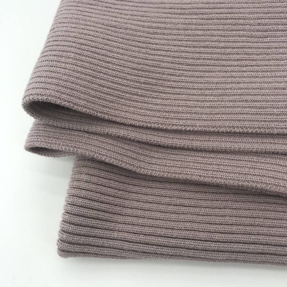 knit rib cuff fabric rib for winter garments thick heavyweight.