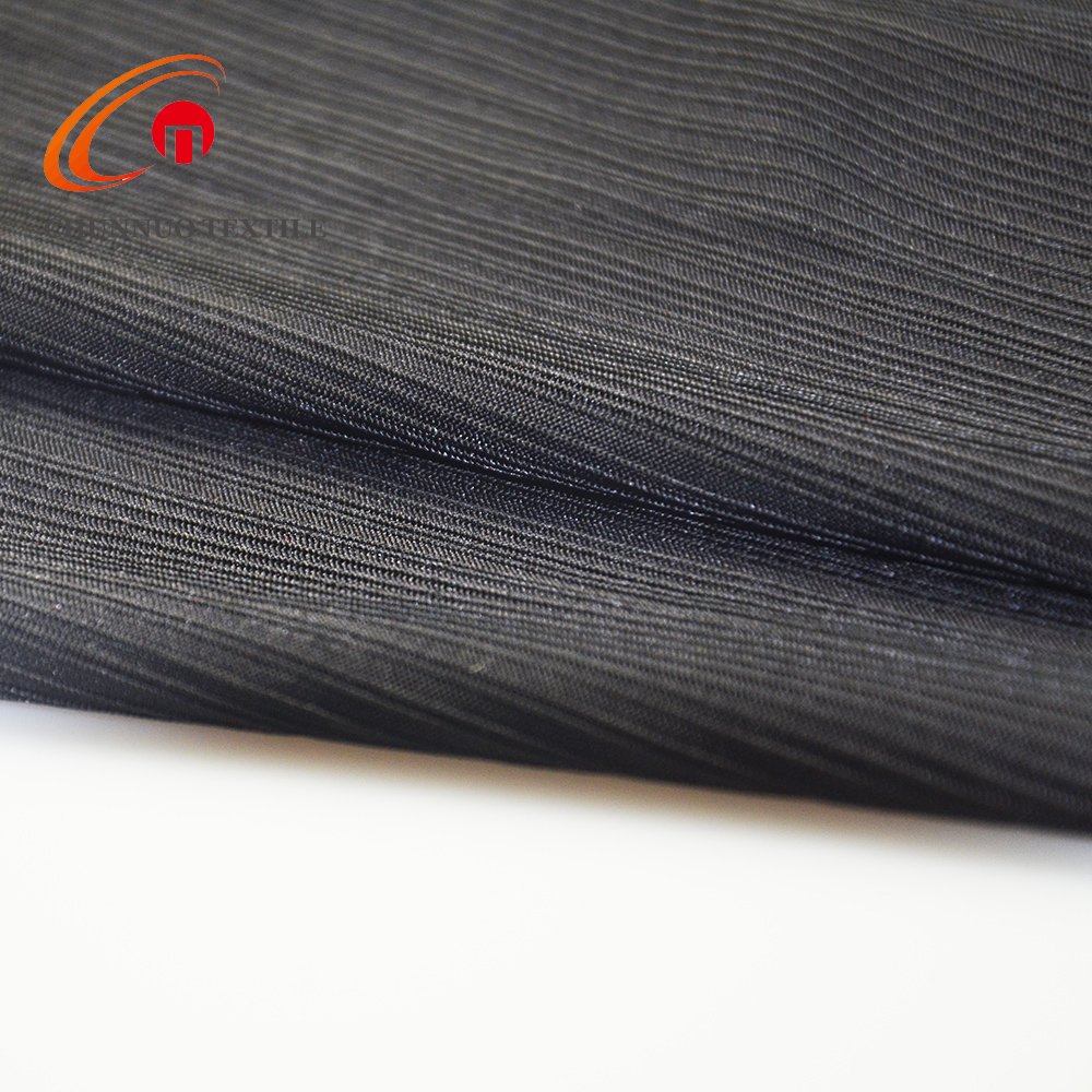 Chunnuo Light Weight Stock Lot Tubular Rib Polyester Rib Knit Fabric