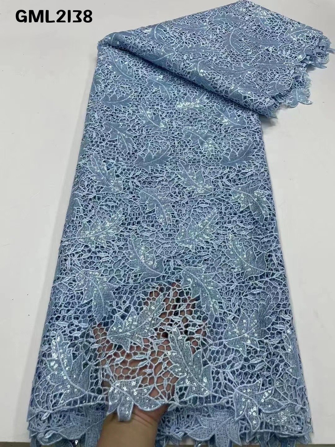 2022 wholesales pink cord lace milk silk water soluble lace french guipure embroidery voile fabric for women